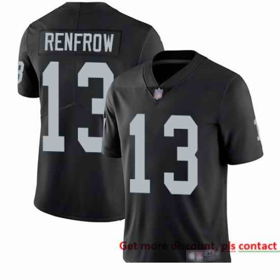 Raiders 13 Hunter Renfrow Black Team Color Men Stitched Football Vapor Untouchable Limited Jersey